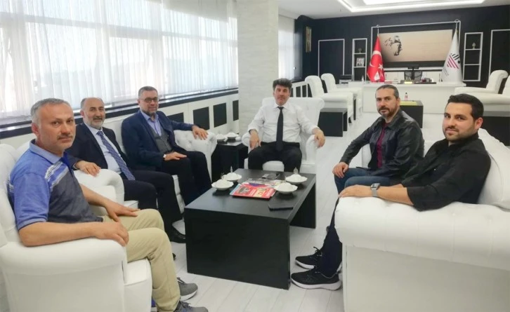 Anadolu Federasyonu Başkanı Aldemir, Rektör Karacoşkun’la görüştü