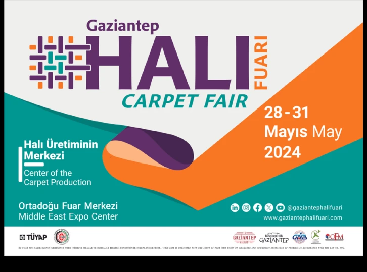 Halı sektörünün başkenti Gaziantep güçlü markaları ağırlayacak