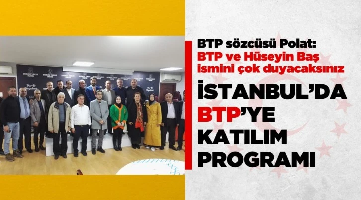 İstanbul’da BTP’ye katılım töreninde rozetleri Kilisli Hemşerimiz Ali Bestami Kepekçi taktı