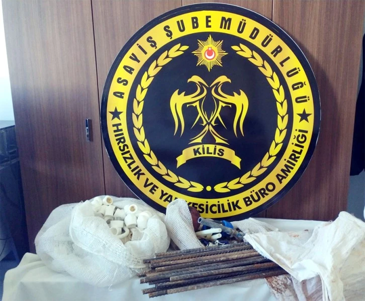 Kilis'te inşaattan hırsızlık yapan şahıslar tutuklandı