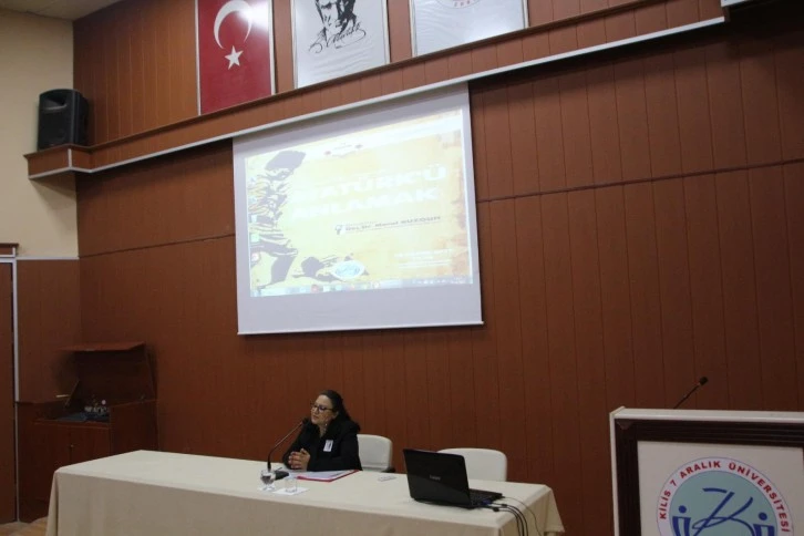 KİYÜ'DE "BAĞIMSIZLIK FİKRİ ÖZELİNDE ATATÜRK'Ü ANLAMAK" KONFERANSI