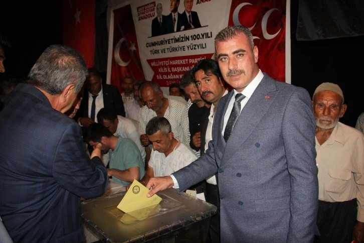 MHP'de Muhteşem kongre! İl Başkanı Yılmaz "2024 seçimlerinin en iddialı Partisi MHP'dir"