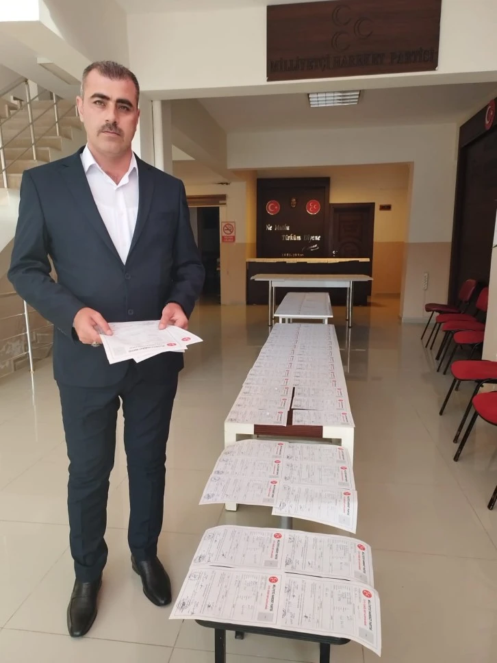 MHP Kilis Merkez ilçe başkanı Yılmaz : "1 hafta içinde 167 kişi partimize üye oldu"