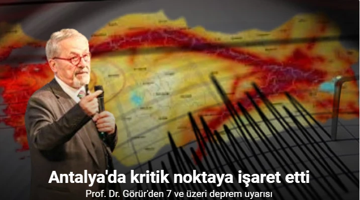 Prof. Dr. Naci Görür: "Deprem siyaset üstüdür”