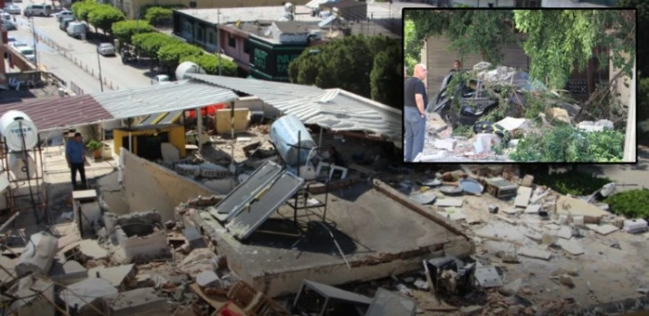 Yaşanan patlamada çok sayıda iş yeri, ev ve araç zarar gördü