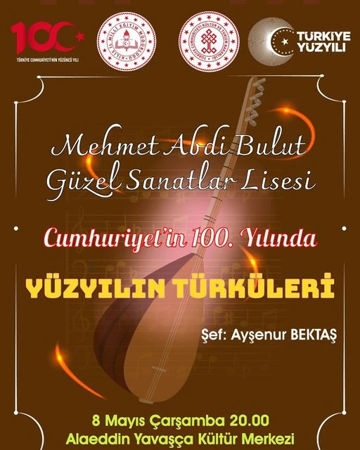 “Yüzyılın Türküleri” konser programı düzenlenecek