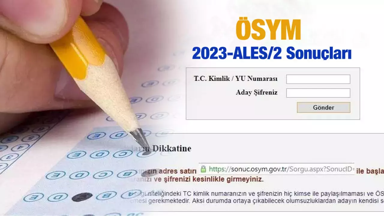2023-ALES/2 sonuçları açıklandı
