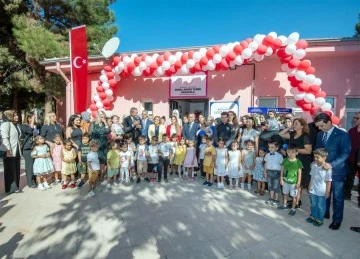 Anaokulum Bahçemde Projesinin 7. okulu törenle açıldı