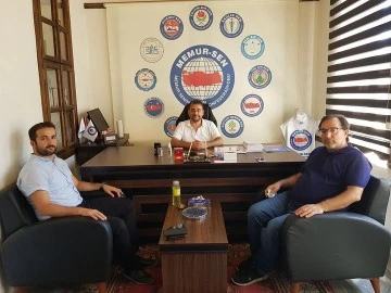 Arısoy ve Özcan, Şen ile sağlık çalışanları ve çalışmalar konusunu görüştüler