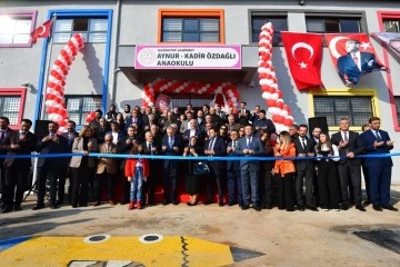 Aynur-Kadir Özdağlı Anaokulu Düzenlenen Törenle Açıldı