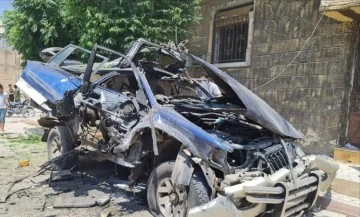 Azez'de bomba yüklü araç patlatıldı