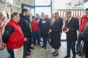 Başkan Şahin Gaziantep Et Borsası ve Et Hali’ne ziyarette bulundu