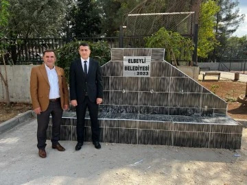 Başkan Şimşek tarafından okullara yaptırılan çeşmeler faaliyete girdi