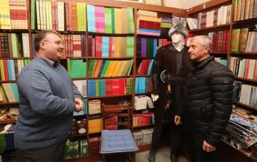 Başkan Tahmazoğlu esnafı ziyaret etti