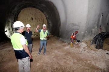 Başkan Tahmazoğlu: Tünel çalışmamızda 1.453 metredeyiz
