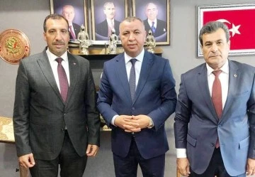 Çelik ve Zahteroğlu, Polateli'nin sorunlarını Milletvekili Demir'e anlattılar 