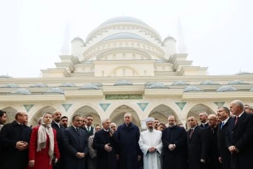 Cumhurbaşkanı Erdoğan, Şahinbey Millet Camii’nin açılışına katıldı