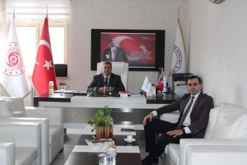G.Antep İŞKUR Müdürü Öztürk'ten, Çamlı'ya  nezaket ziyareti