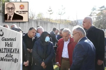 Gazeteci Veli Altınkaya Kayseri'de dualarla anıldı