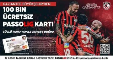 Gaziantep FK taraftarlarına 100 bin adet ücretsiz passolig kartı