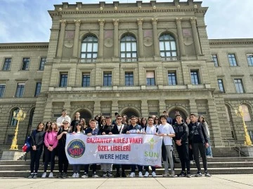 Gaziantep Kolej Vakfı Öğrencileri Avrupa'yı Mercek Altına Aldı