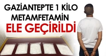 Gaziantep’te 1 kilo metamfetamin ele geçirildi: 2 gözaltı