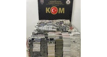 Gaziantep'te 30 bin paket kaçak sigara ele geçirildi