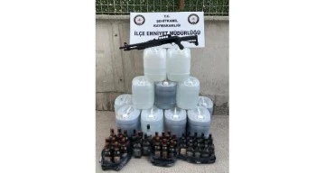 Gaziantep'te 400 litre sahte alkol ele geçirildi