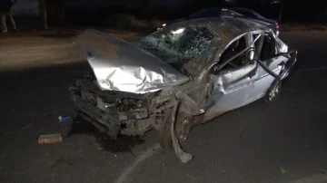 Gaziantep'te otomobil takla attı: 5 ağır yaralı