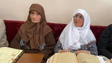 Gazintep'te 85 yaşında Kur'an-ı Kerim öğrendiler