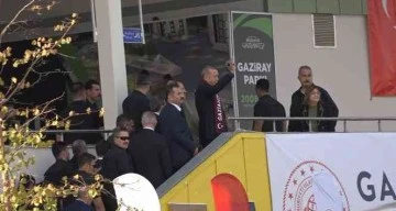 Gaziray'ın ilk sürüşünü Cumhurbaşkanı Erdoğan yaptı