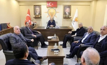 İl Genel Meclisi AK Parti il Başkanı Karataş ile görüştü