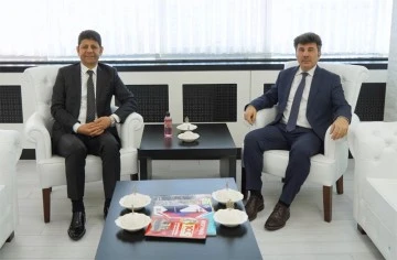İletişim Başkanlığı Gaziantep Bölge Müdürü Taşkın, Rektör Karacoşkun’la görüştü