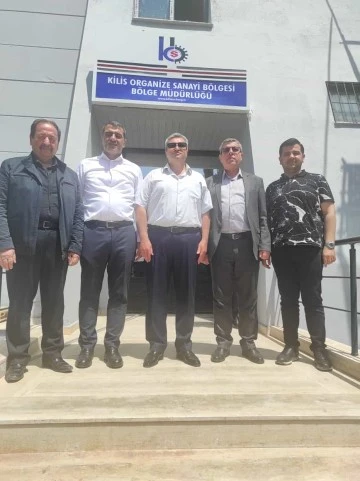İŞKUR Müdürü Erdinç Çamlı istihdamı Kilis OSB Yönetimi ile görüştü