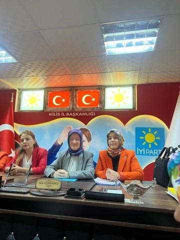 İYİ Parti Kilis Kadın Kollarınca Eğitim Toplantısı yapıldı