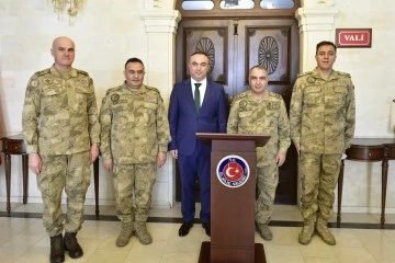 Jandarma Genel Komutan Yardımcısı Koç'dan, Vali Soytürk'e ziyaret