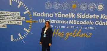 KADAMER Müdürü Maşkaraoğlu, Kadına Yönelik Şiddete Karşı Uluslararası Mücadele Günü Programına Katıldı