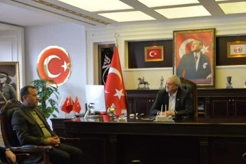 Karkamış Belediye Başkanı Doğan, Başkan Bakkalcıoğlu ile bir araya geldi