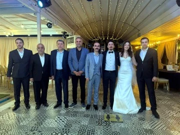 Kilis Basın Cemiyeti Yasin Topaloğlu’nun oğlu Furkan'ın düğününe katıldı