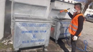 Kilis Belediyesinden dezenfekte çalışmaları