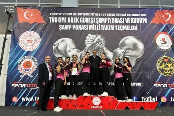 Kilis Belediyespor'un Bilek Güreşi takımı başarıya doymuyor! Milli takıma seçildiler