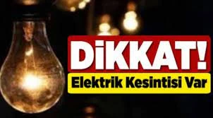 Kilis'te bazı bölgelerde elektrik kesintisi olacak