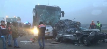 Kuzey Marmara Otoyolu'nda feci kaza! 10 ölü, 58 yaralı
