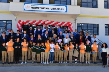 Merhum Bakan Mehmet Batallı Ortaokulu açılış töreni yapıldı