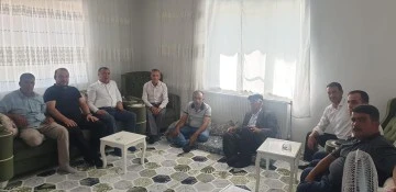 MHP İl Başkanı Demir, Polateli Meclis Üyesini evinde ziyaret etti