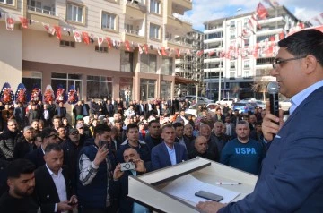 MHP Kilis Belediye Meclis Üyesi Adayı Mehmet Yıldırımdan görkemli SKM açılışı