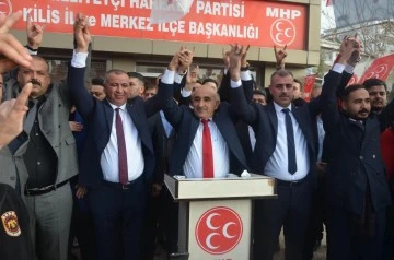 MHP Kilis İl Başkanı Yılmaz : “Partimizin adayı Hasan Kara’nın sonuna kadar yanındayız”