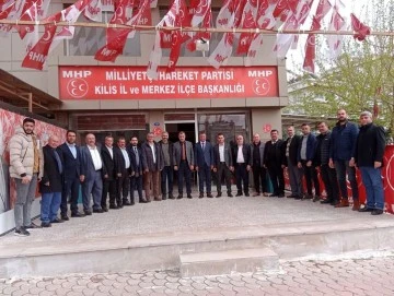 MHP Kilis Milletvekili A. Adayı Mustafa Demir ekibiyle harıl harıl çalışıyor