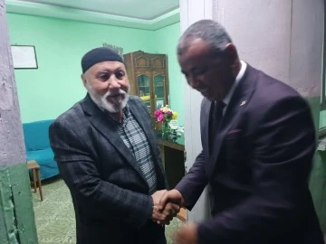 MHP Kilis Milletvekili Adayı Mustafa Demir'den Hasan Kırmızı Hocaya Ziyaret