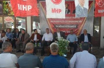 MHP Musabeyli İlçe Başkanlığında Hasan Polat, güven tazeledi